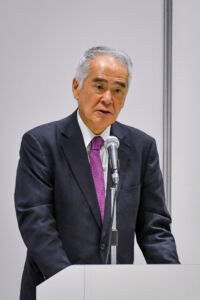 開会挨拶を述べた大河原JCIE理事長
