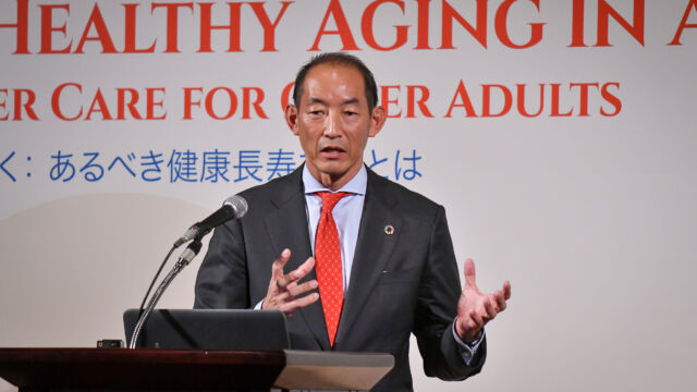 葛西 健 世界保健機関(WHO)西太平洋地域事務局長